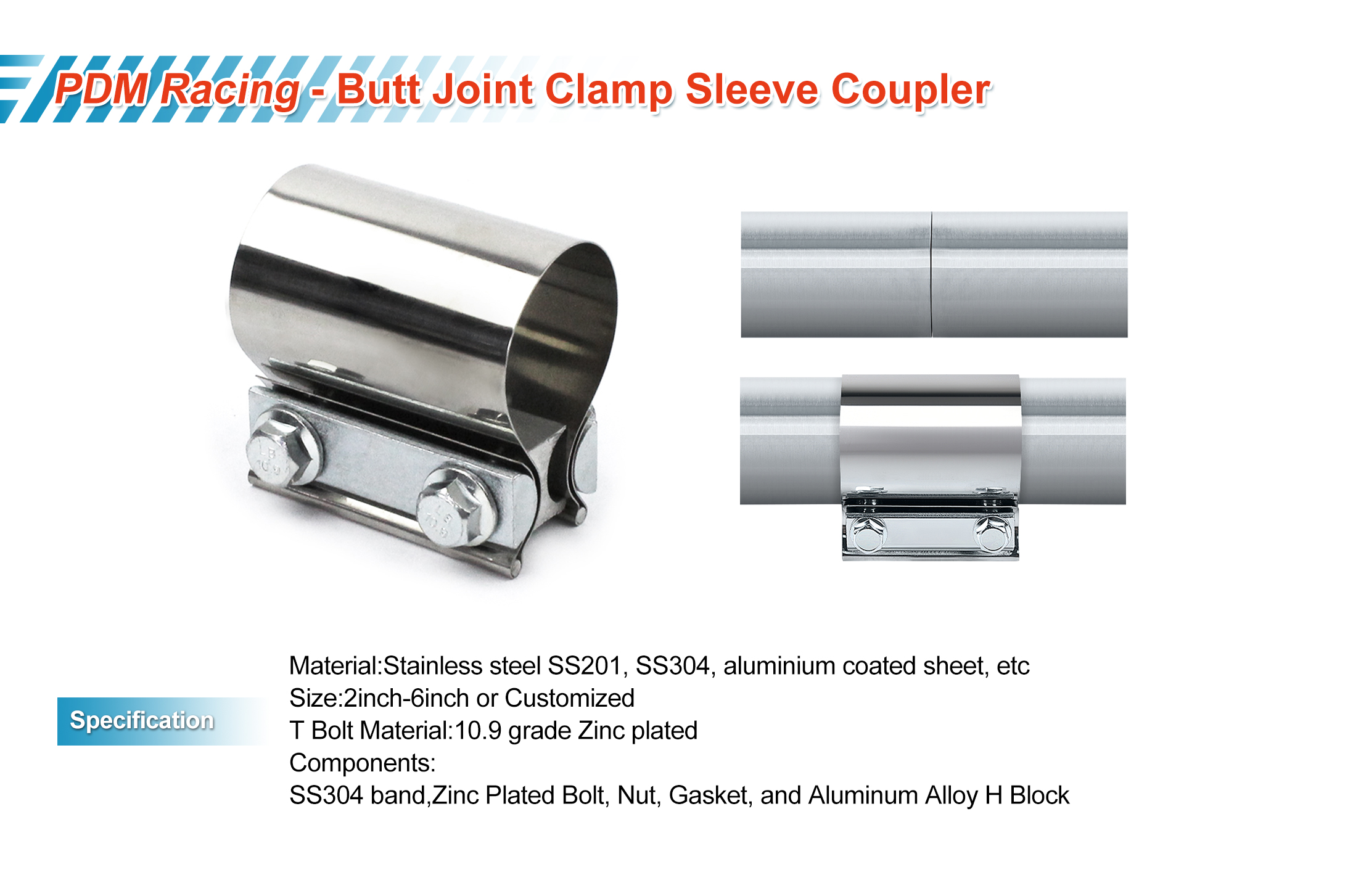 Exhaust Pipe Sleeve Clamp