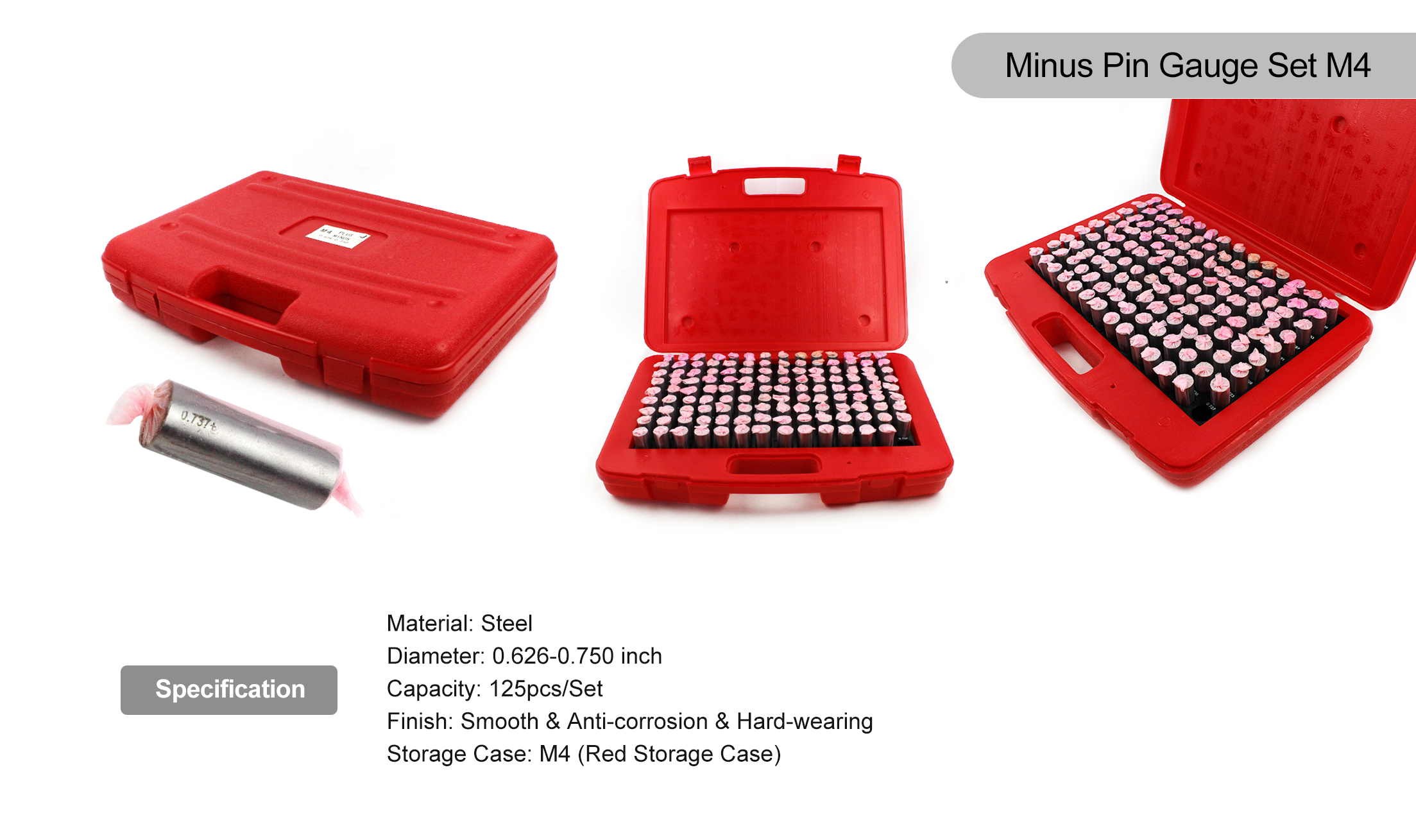 precision machinery pin gauges