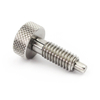 Knurled Knob Retractable Spring Plunger