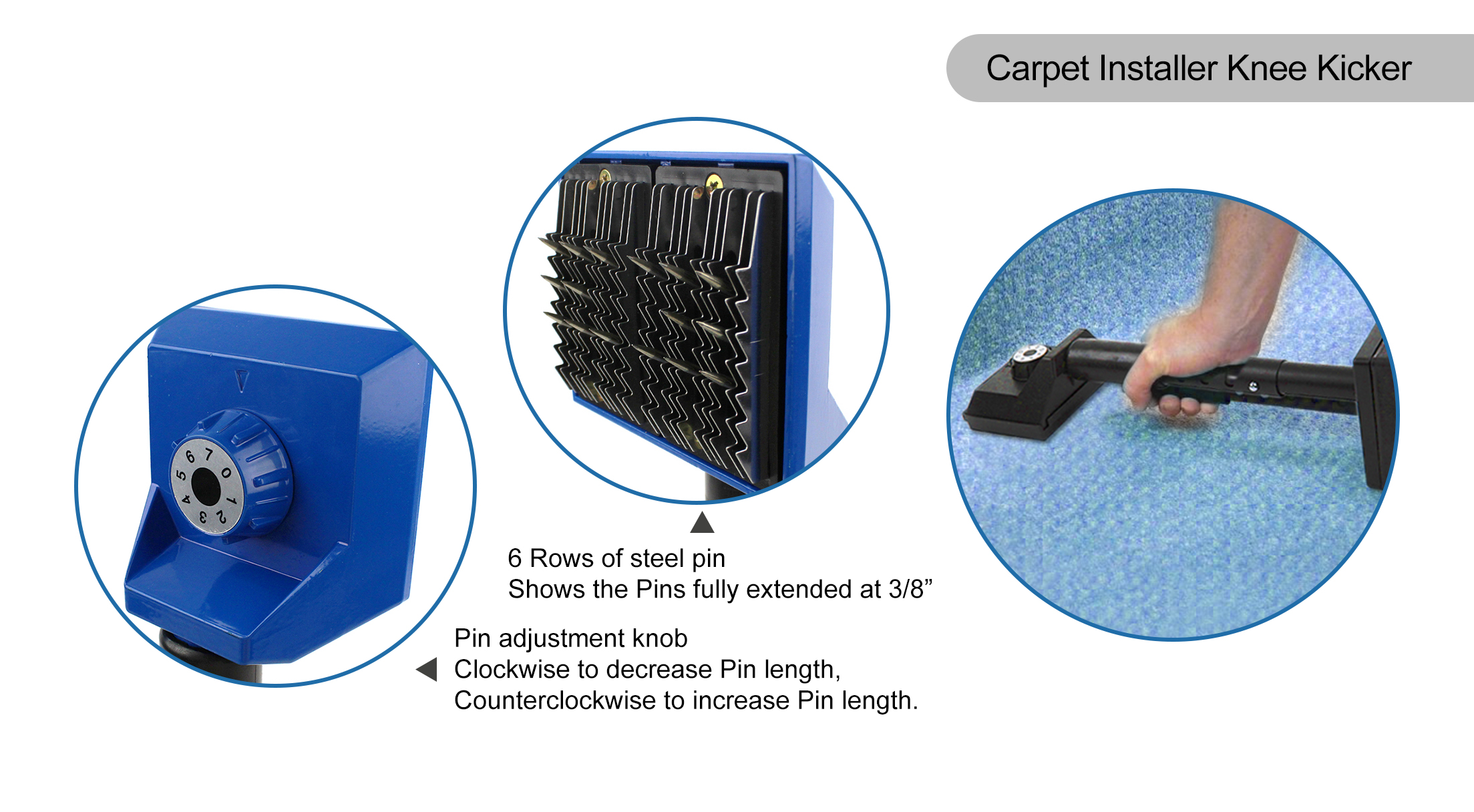 carpet stretcher knee kicker