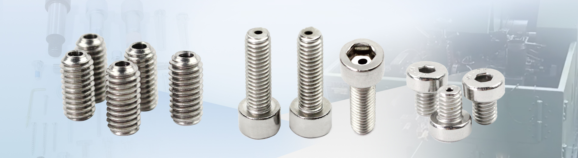 set screw with through hole