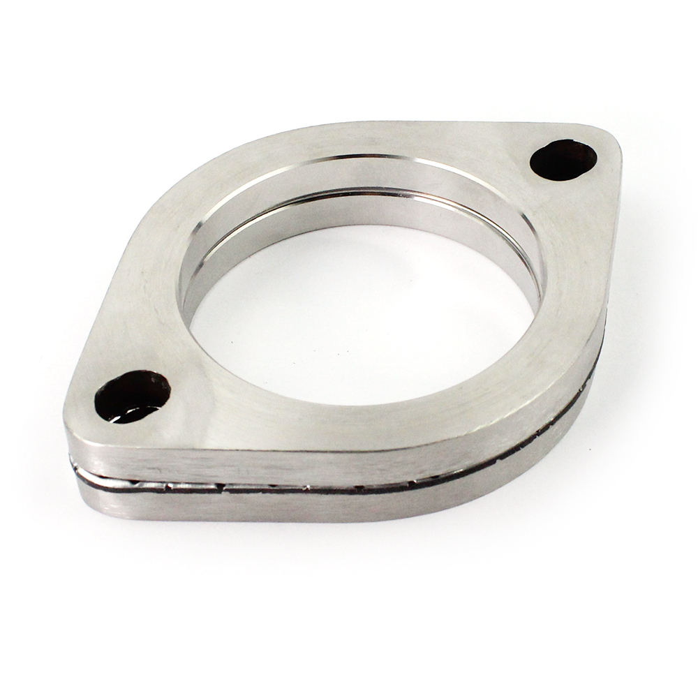 2 Bolt Exhaust Flange with Gasket (Slotted Bolt Holes)