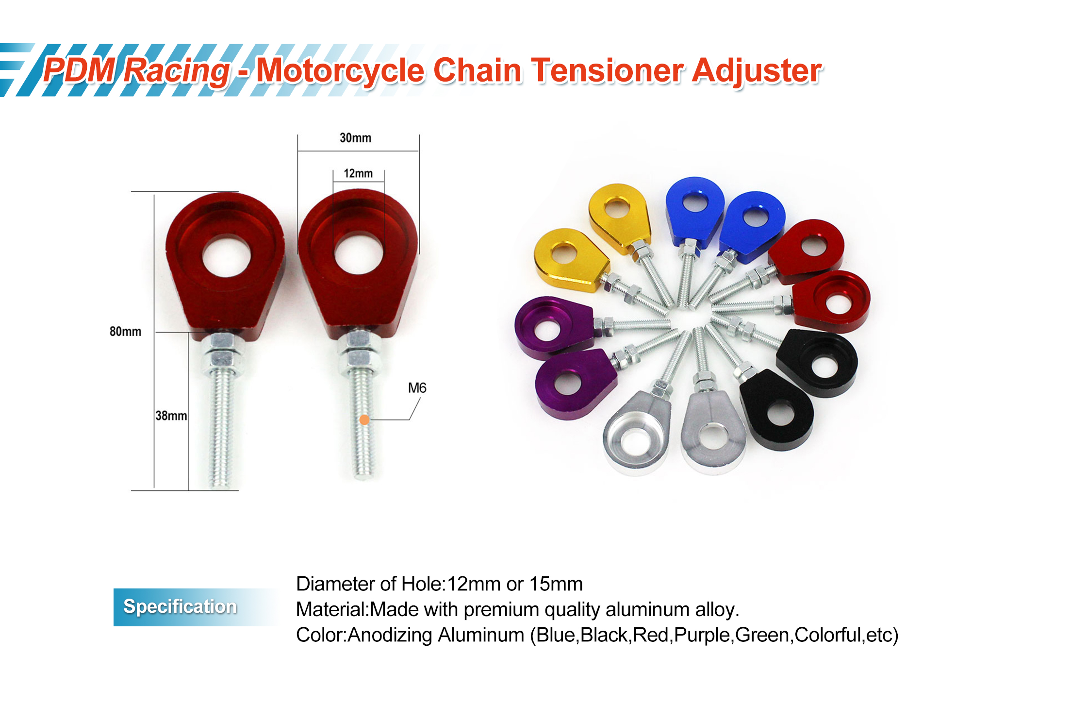 motorcycle chain adjuster