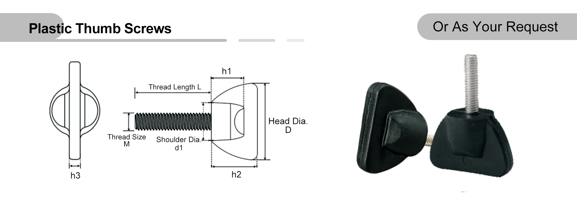 knob thumb screw thread
