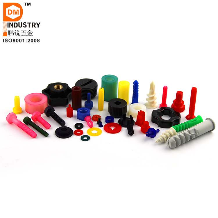 Plastic Screws Nuts Washers