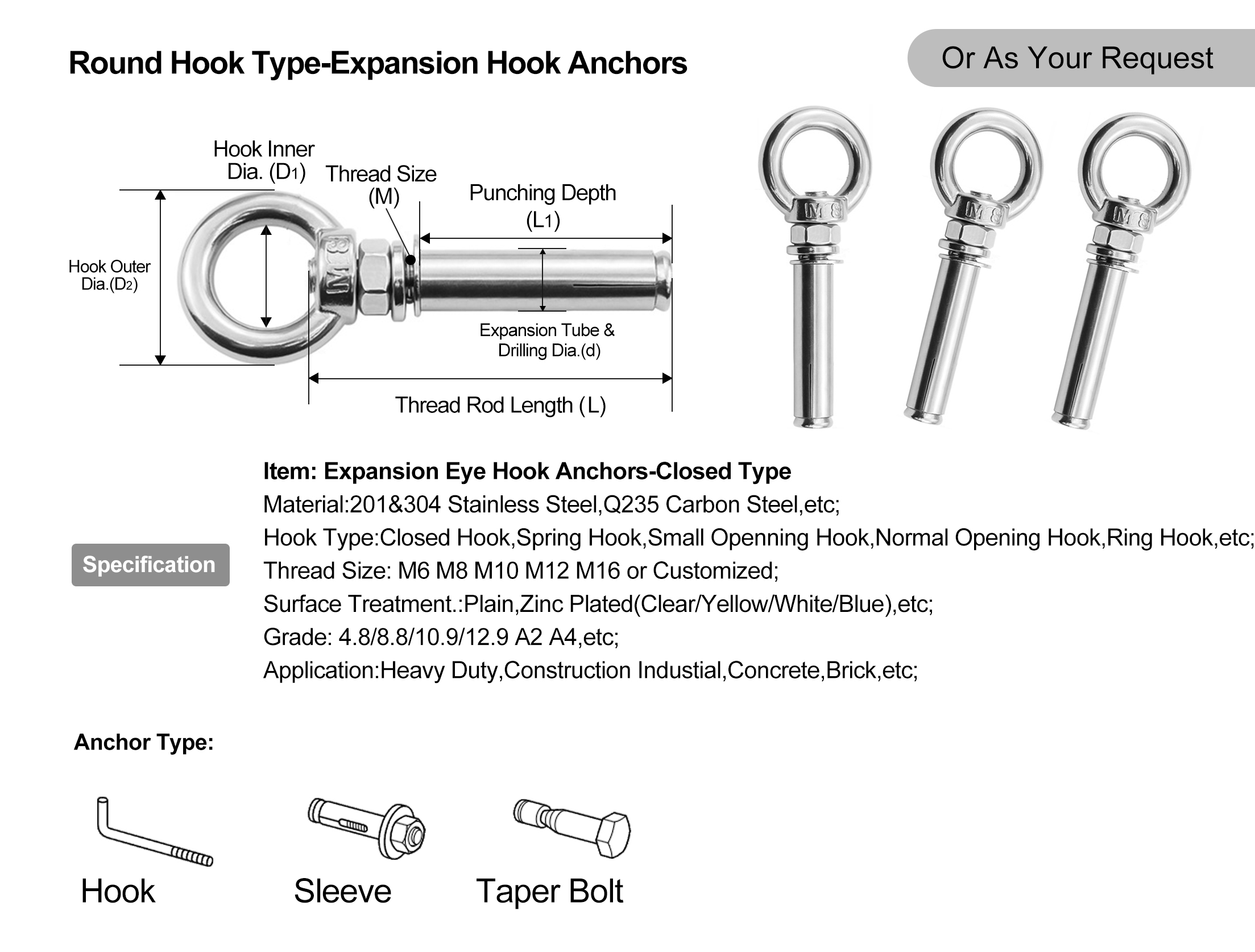 anchor rope hook