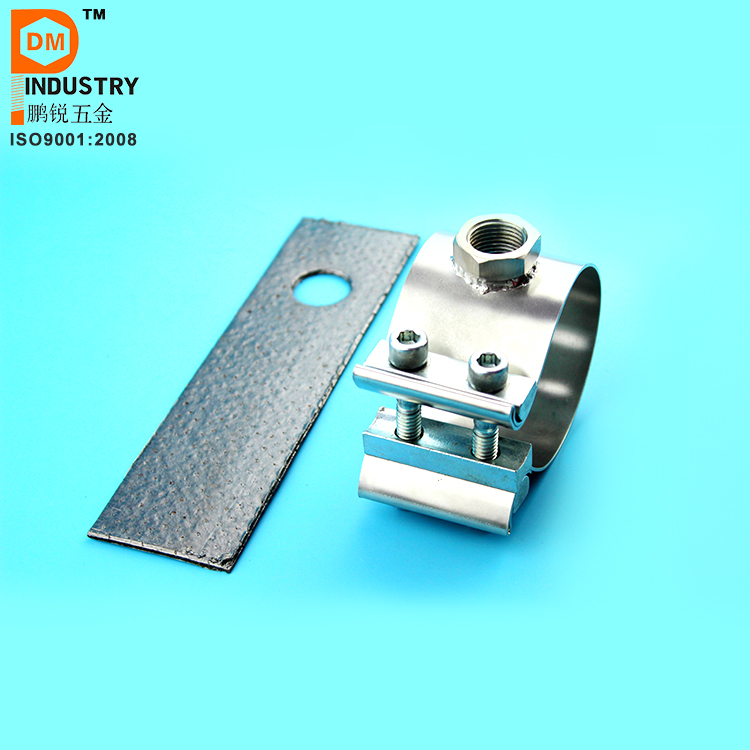 Stainless Steel No Weld O2 Sensor Mount Clamp