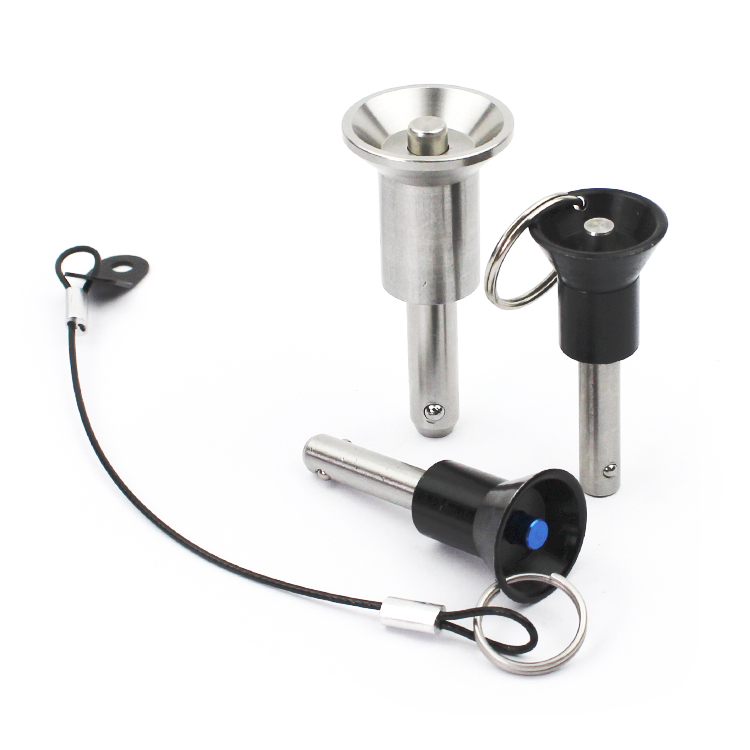 Recessed Cup Handle Quick Release Ball Lock Pin
