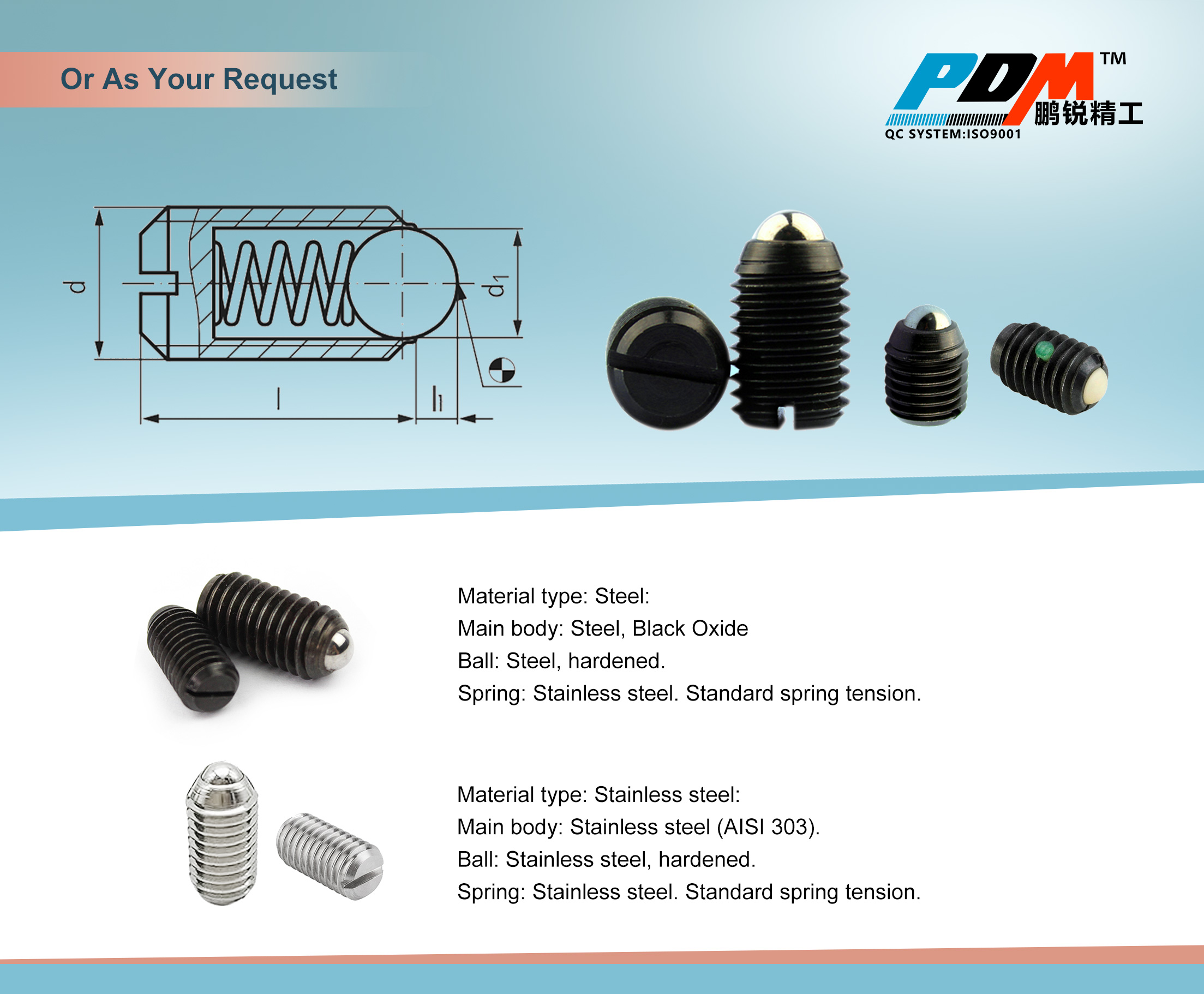 slotted ball plunger spring