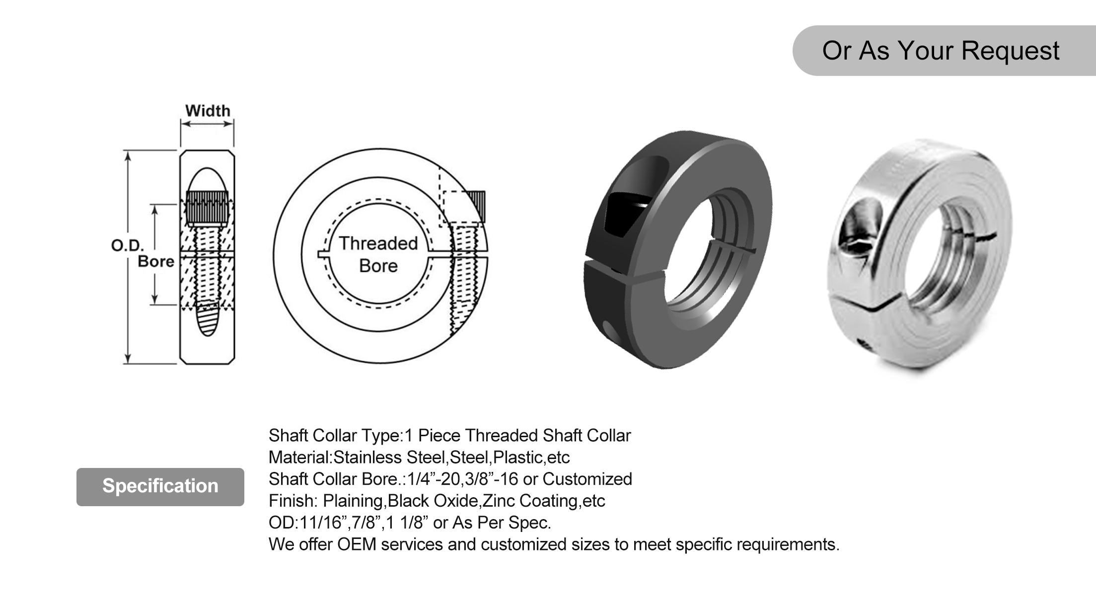 clamping shaft collars