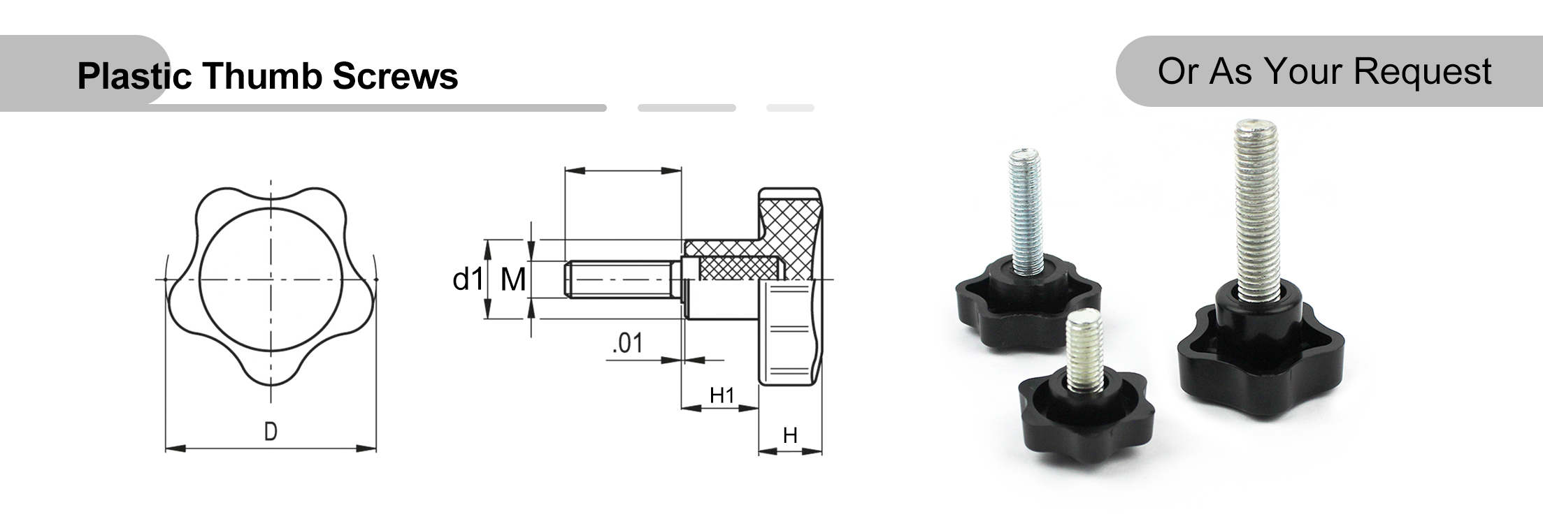 plastic thumb screw knob