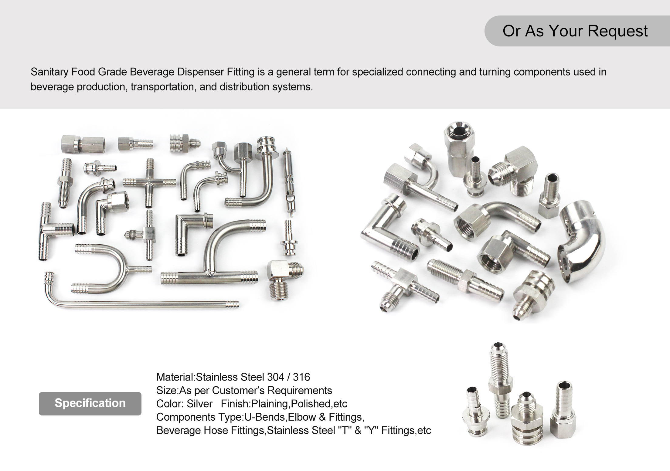 Beverage Fittings equipment