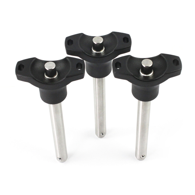 113.8 Ball Lock Pins with Plastic T handle