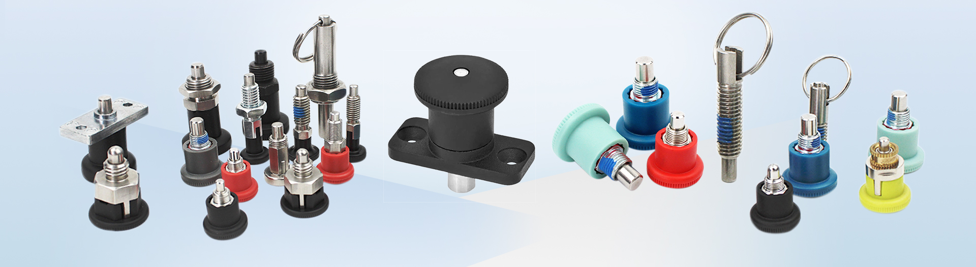 Application scenario of GN822.8 spring loaded indexing plunger in mechanical arm positioning
