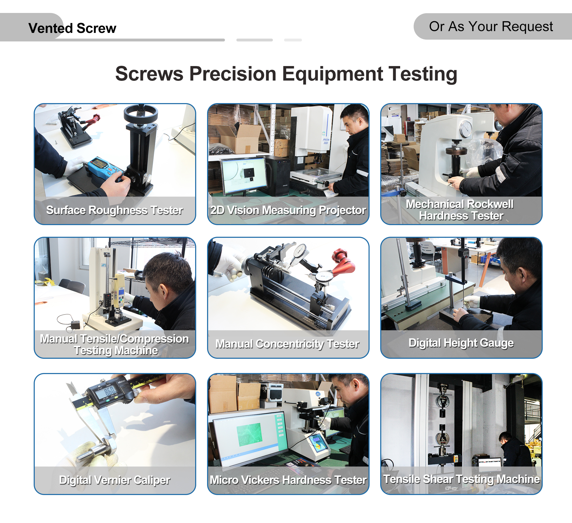 vented hex head screw