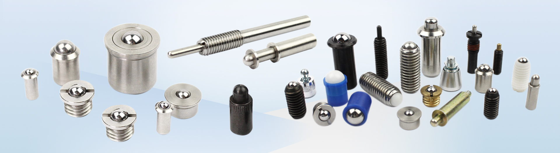 Industrial application of standard and heavy-duty spring plungers in automation equipment