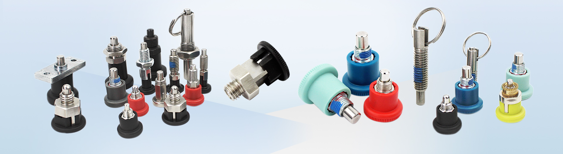 Installation process diagram for GN822 Mini Indexing Plunger